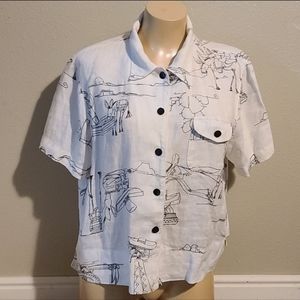 Chicos Button Down Top